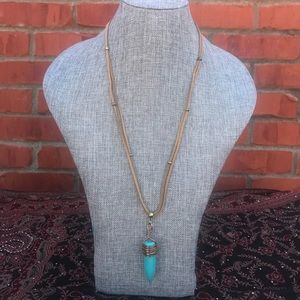 Long Necklace and Earrings